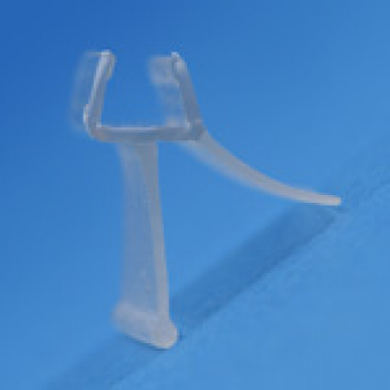 Universal Wasserabweisprofil Typ LUNA, gerade, 1000 mm lang, für 5 + 6 mm Glasstärke