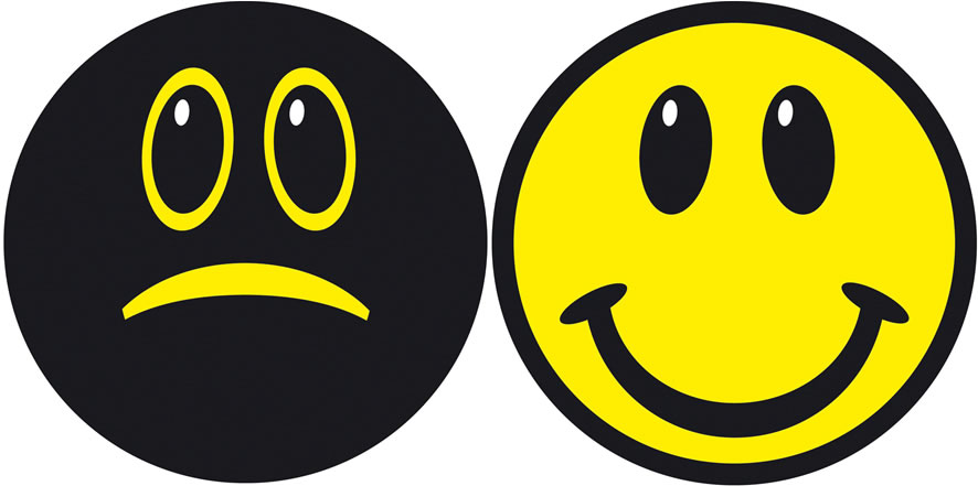 Lachender Weinender Smiley Lachender Weinender Smiley