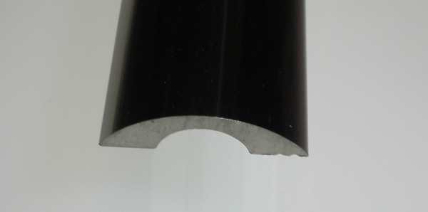 Universal Schwallleiste Aluminium chrom 20 mm breit, 5 mm hoch, 2000 mm lang